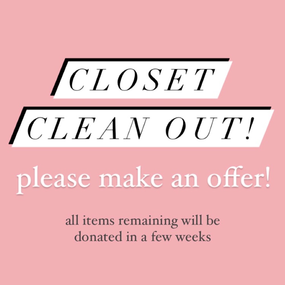 Closet Cleanout!
